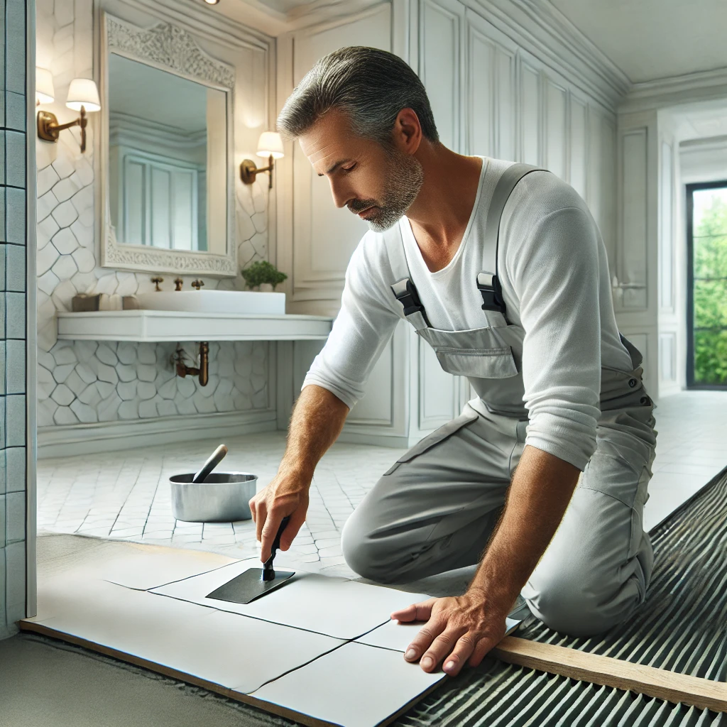 układanie płytek dużego formatu