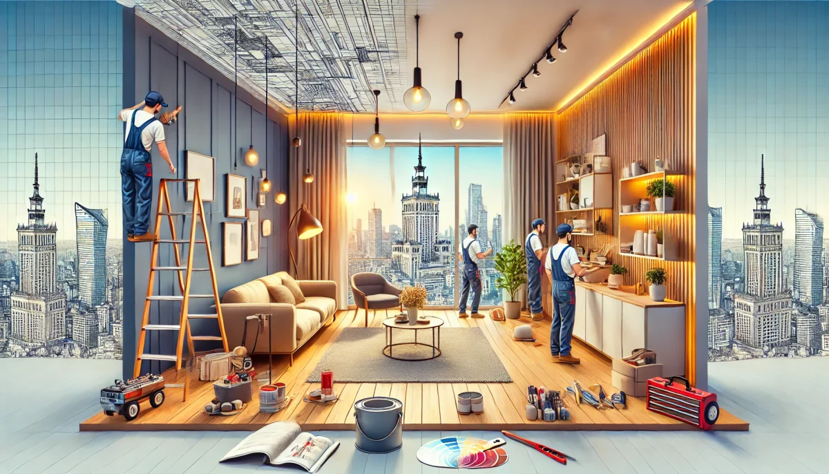 Wykończenie wnętrz Warszawa Centrum