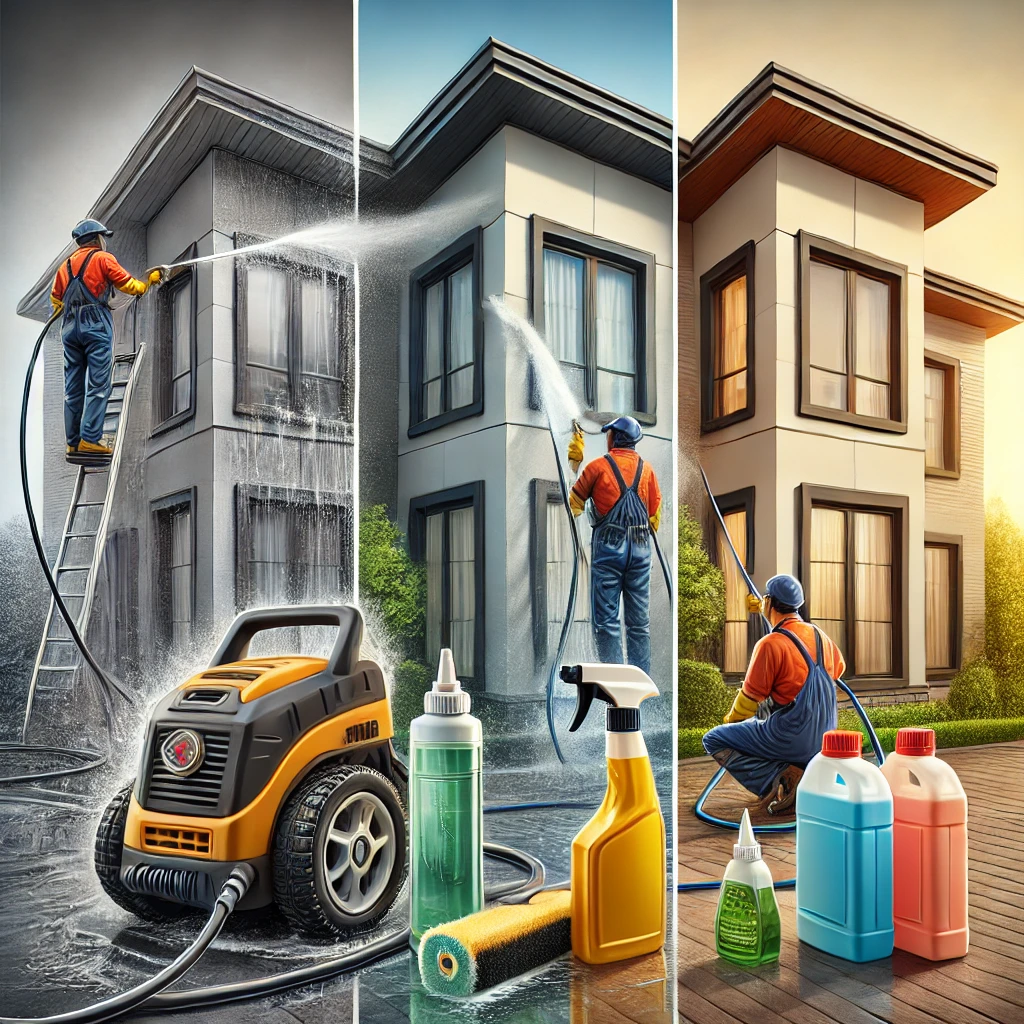 Top 3 najlepsze metody czyszczenia elewacji