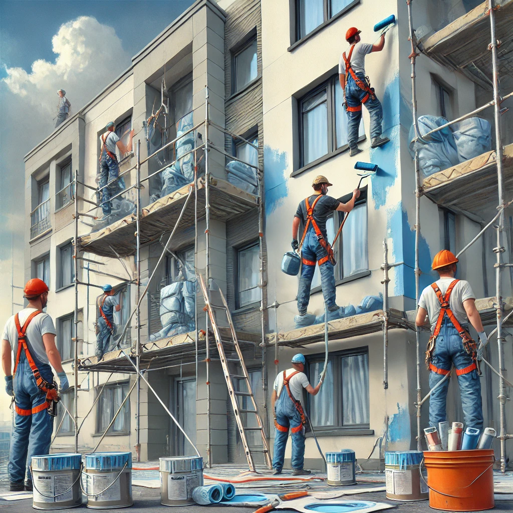 malowanie elewacji cena warszawa