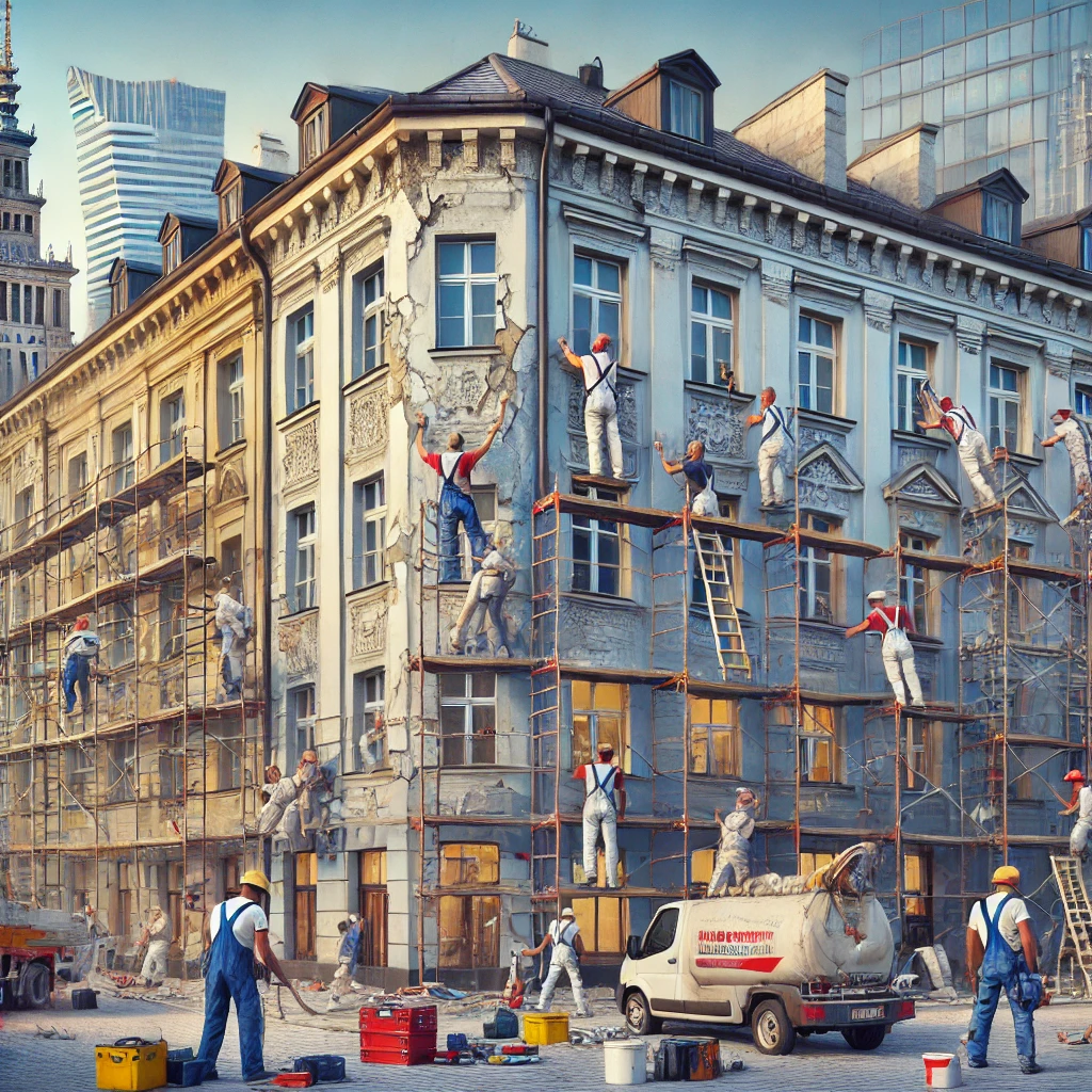 Naprawa i Malowanie Elewacji Warszawa