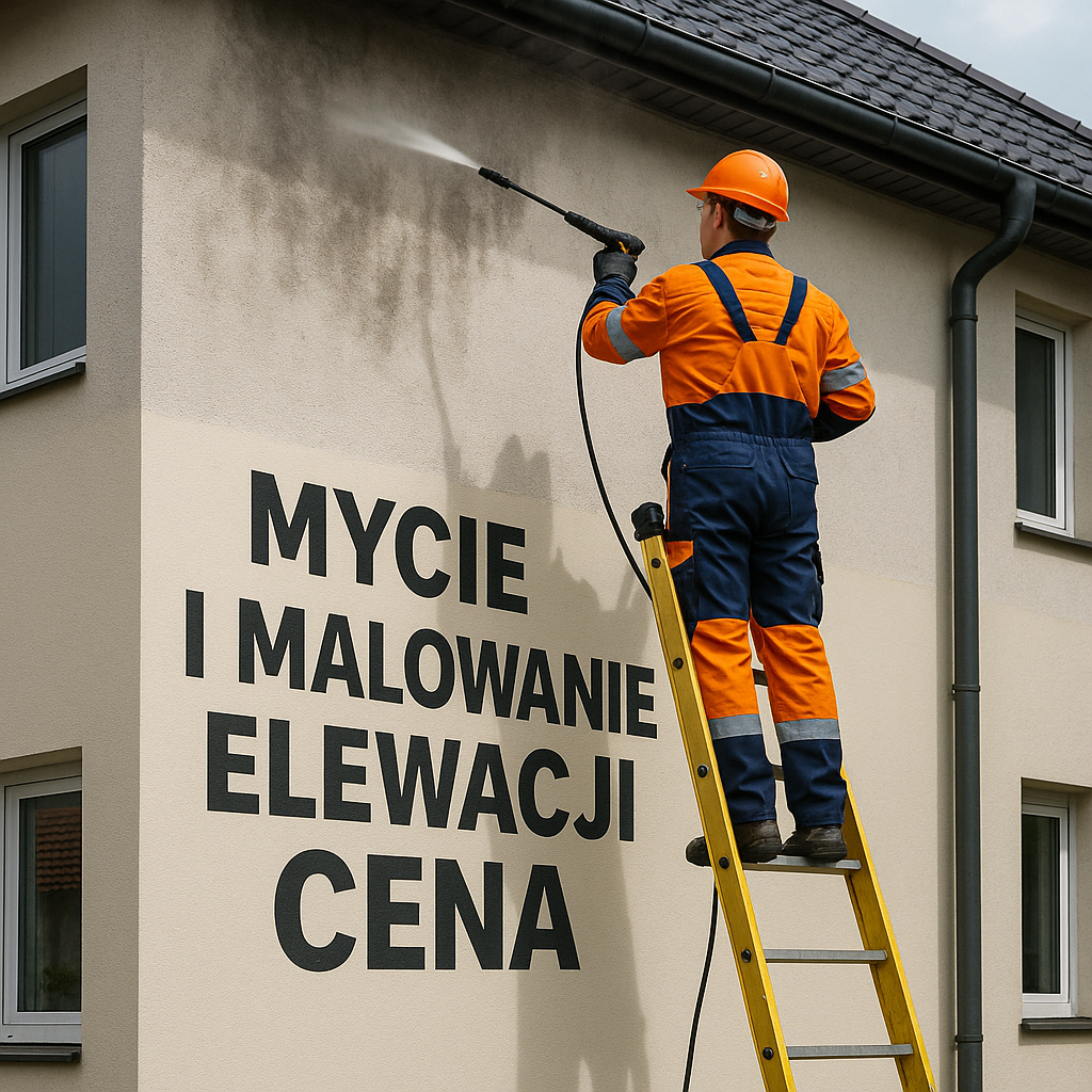 Mycie i malowanie elewacji cena