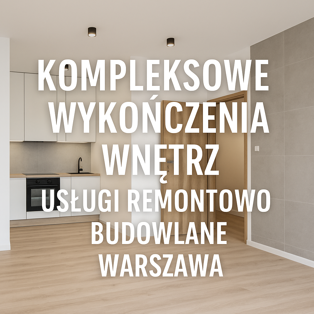 kompleksowe wykończenia wnętrz usługi remontowo budowlane