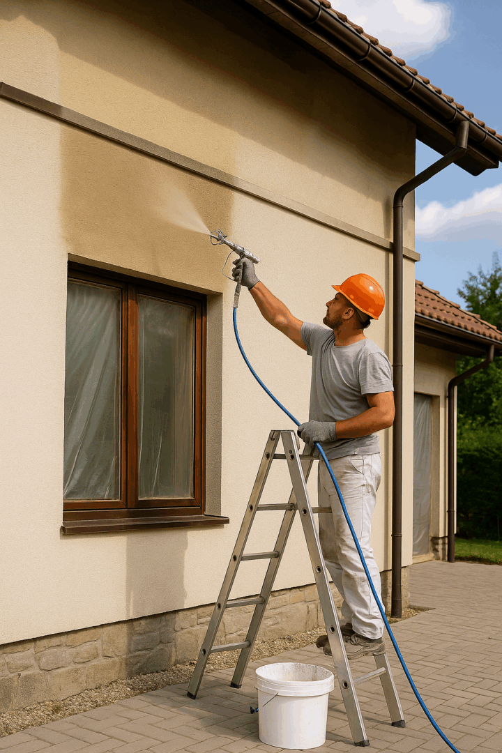 Malowanie elewacji domu cena
